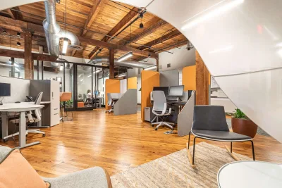 The offices inside the Freedom First Credit Union building on Bullitt Avenue in Roanoke, Virginia.