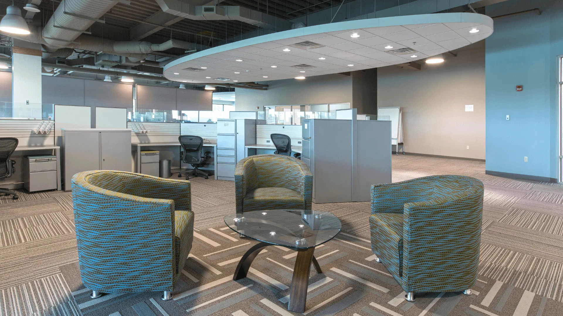 The offices inside of Delta Dental in Roanoke, Virginia.