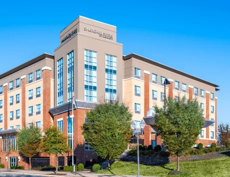 The exterior of the Springhill Suites Hotel in Roanoke, Virginia.